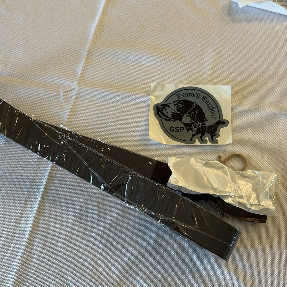 Handmade belt with Fine Art Bronze buckle - Picture 4 of 6